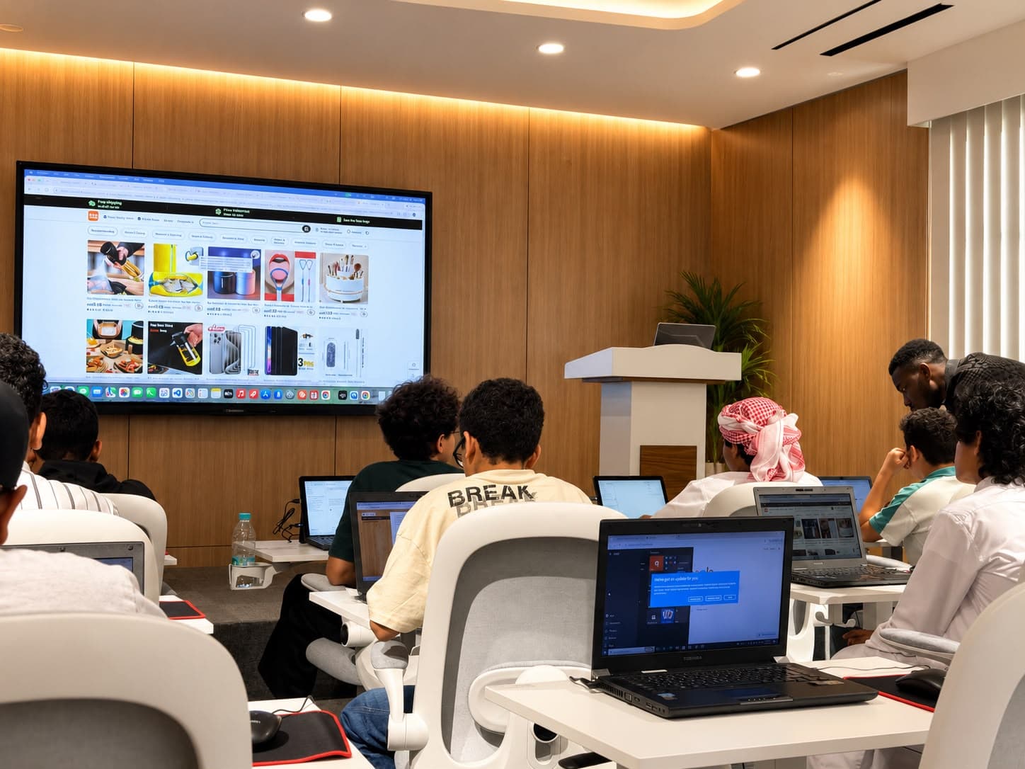 A Zeta42 training session in progress at the Abu Dhabi campus
