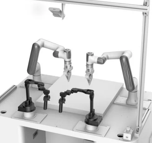 X-Trainer: Dual-Arm Teleoperation Data Collection Station, a DOBOT legged robots and data collection product